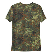 Flecktarn Bundeswehr Spring Woodland CAMO Mens Athletic T-Shirt - Shirt