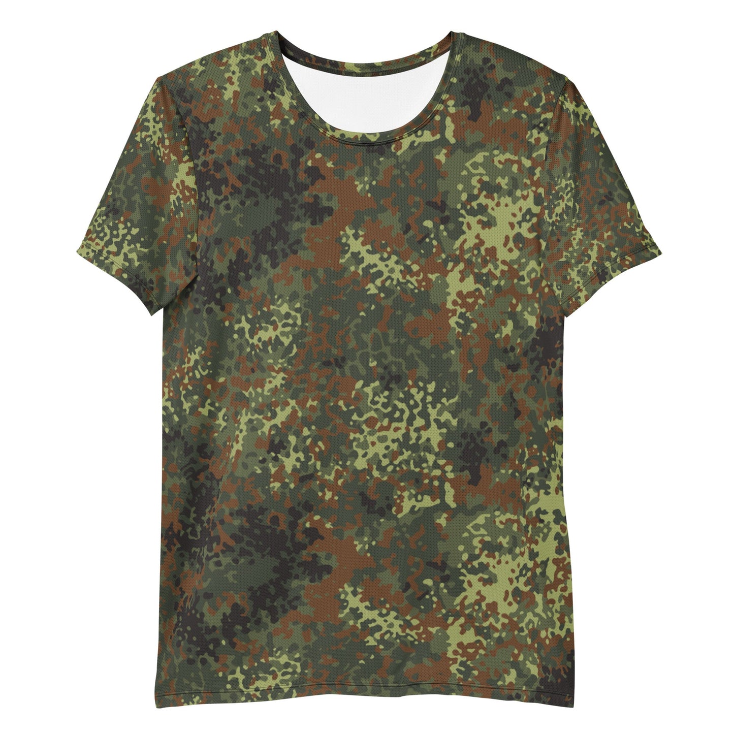 German Flecktarn Spring CAMO Mens Athletic T-Shirt