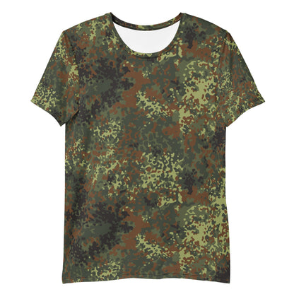 German Flecktarn Spring CAMO Mens Athletic T-Shirt
