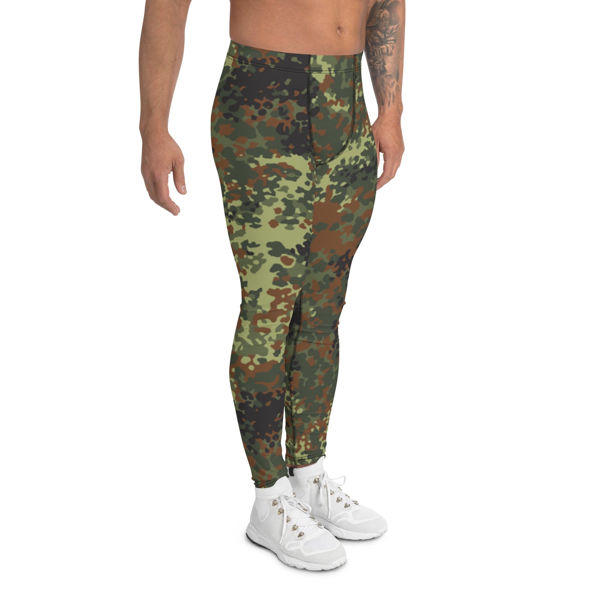 German Flecktarn Spring CAMO Mens Leggings
