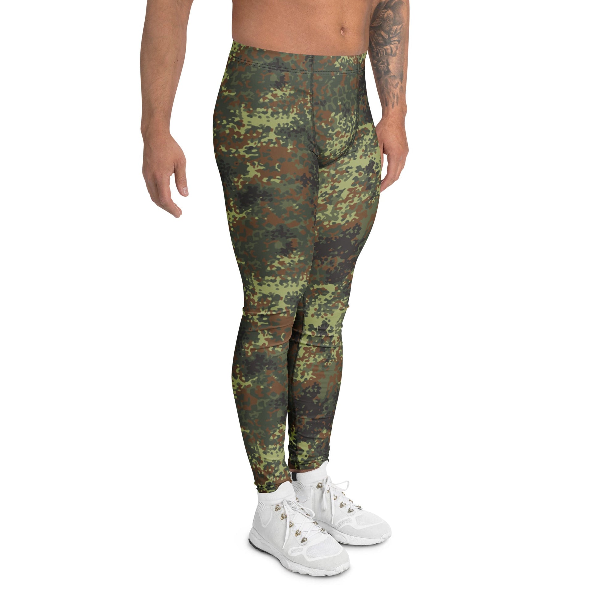 German Flecktarn Spring CAMO Mens Leggings