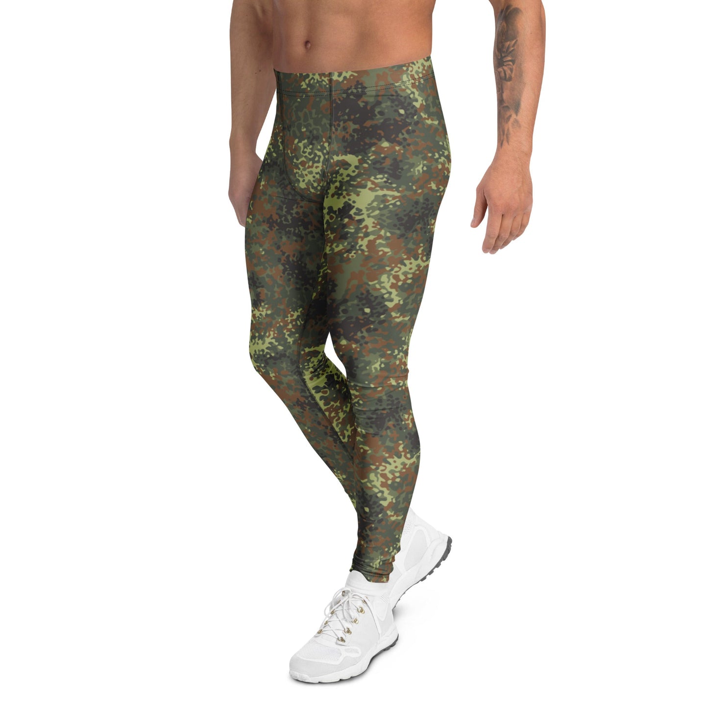 German Flecktarn Spring CAMO Mens Leggings