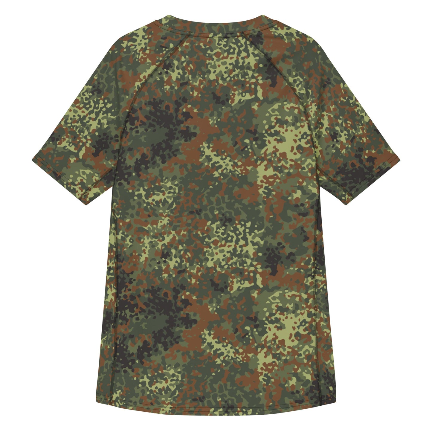 German Flecktarn Spring CAMO Mens Short-Sleeve Rash Guard