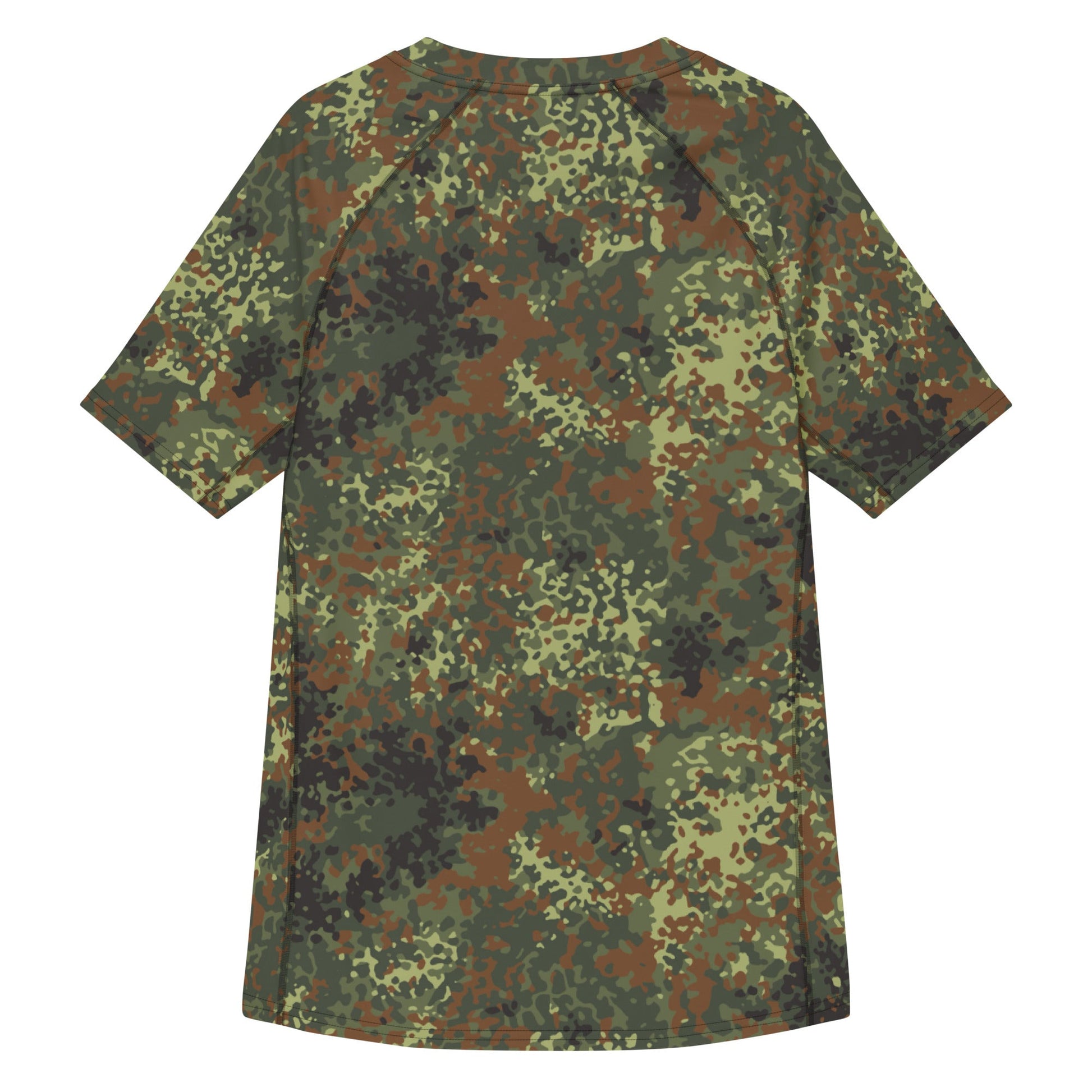 German Flecktarn Spring CAMO Mens Short-Sleeve Rash Guard