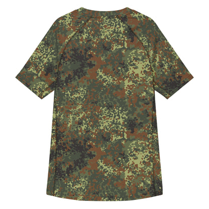 German Flecktarn Spring CAMO Mens Short-Sleeve Rash Guard
