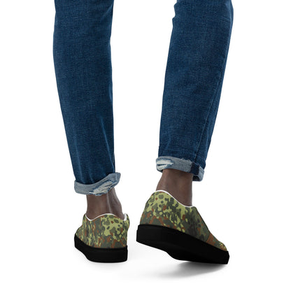 German Flecktarn Spring CAMO Mens Slip-On Canvas Shoes