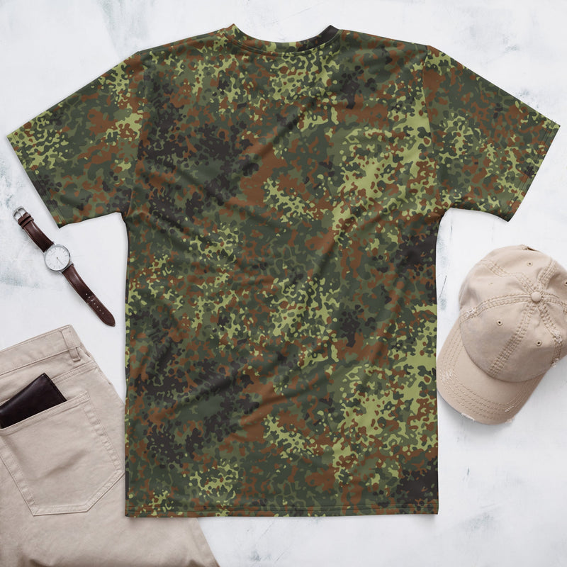 Flecktarn Bundeswehr Spring Woodland CAMO Mens T-Shirt