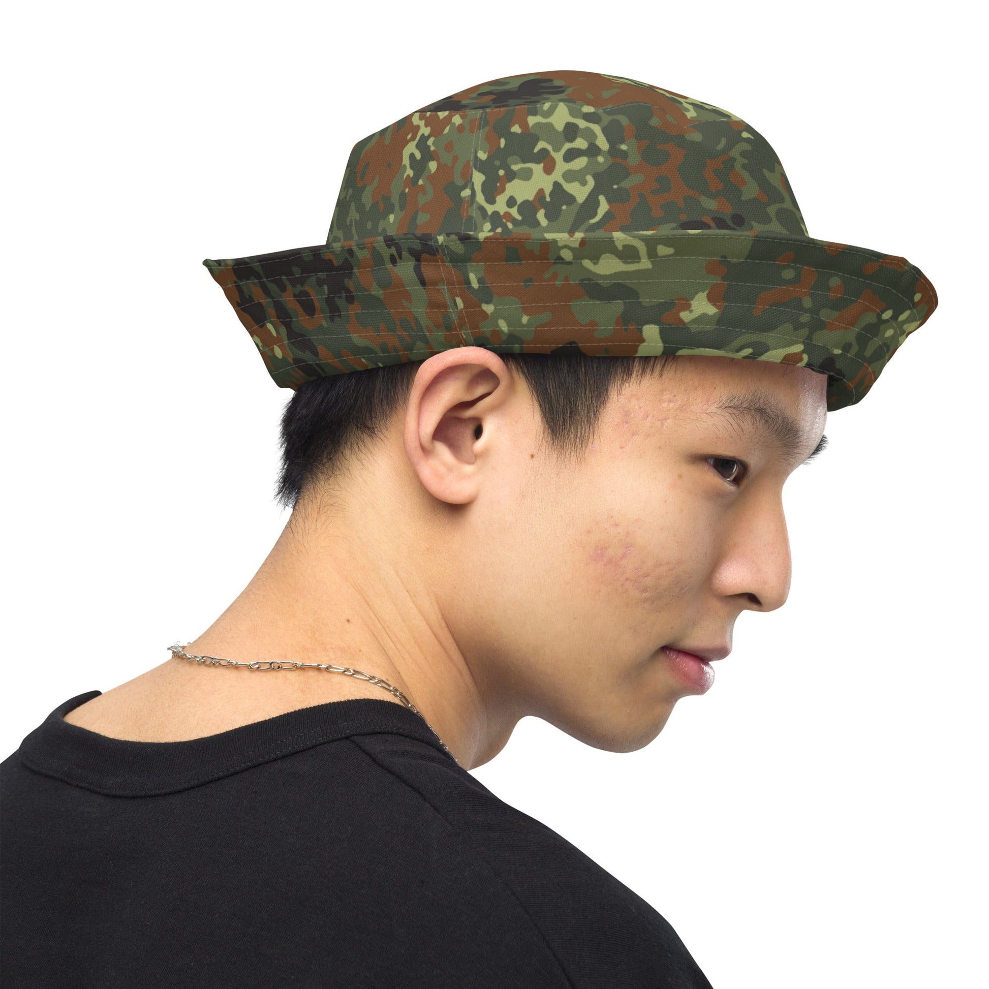 German Flecktarn Spring CAMO Reversible Bucket Hat