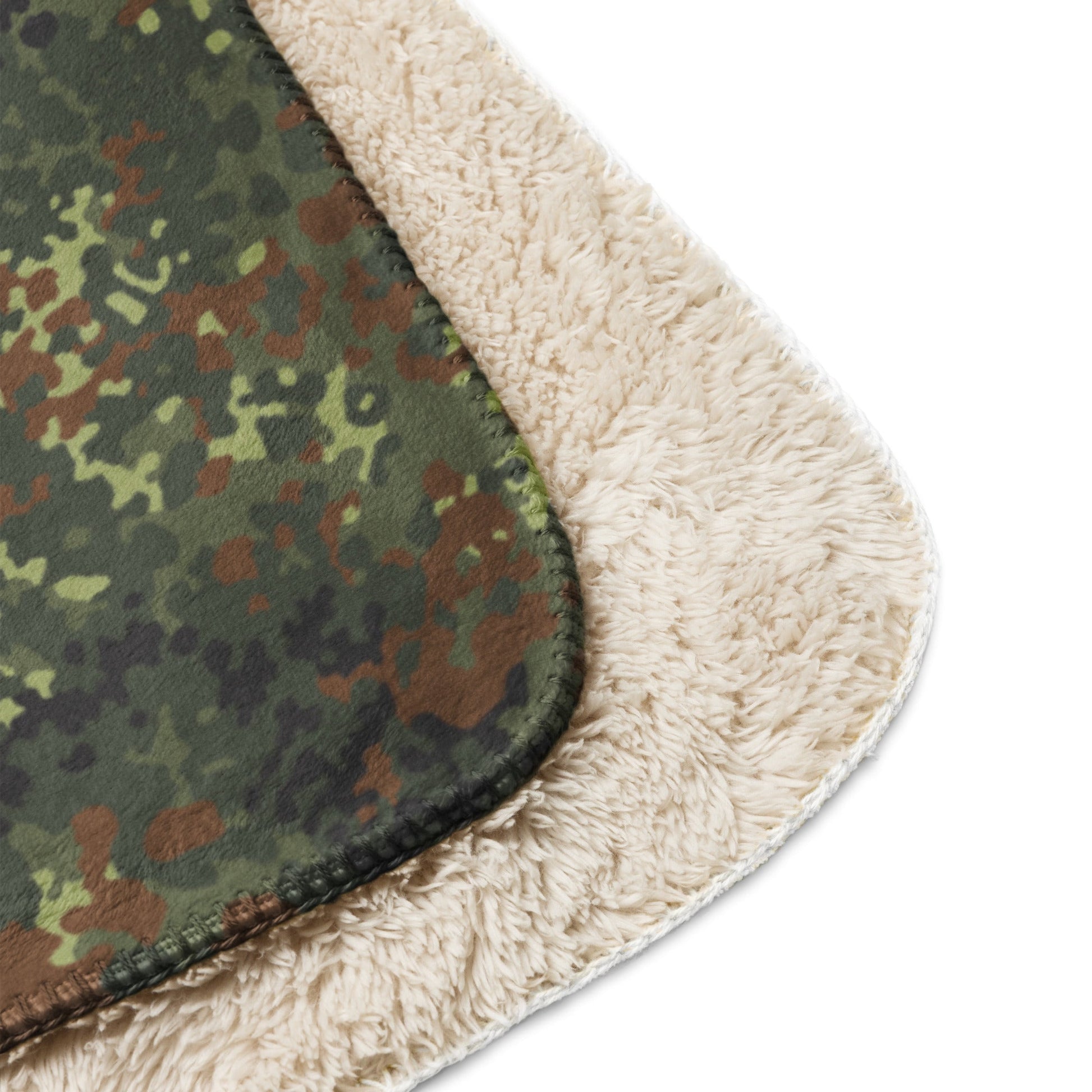 German Flecktarn Spring CAMO Sherpa blanket Blankets