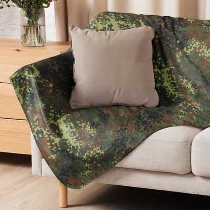 German Flecktarn Spring CAMO Sherpa blanket Blankets