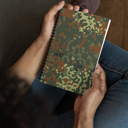 German Flecktarn Spring CAMO Spiral Notebook