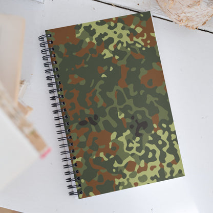 German Flecktarn Spring CAMO Spiral Notebook