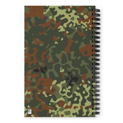 German Flecktarn Spring CAMO Spiral Notebook