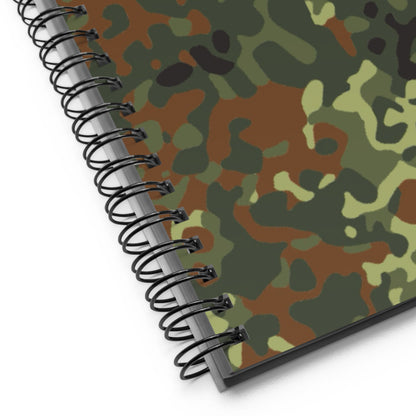 German Flecktarn Spring CAMO Spiral Notebook