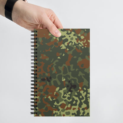 German Flecktarn Spring CAMO Spiral Notebook