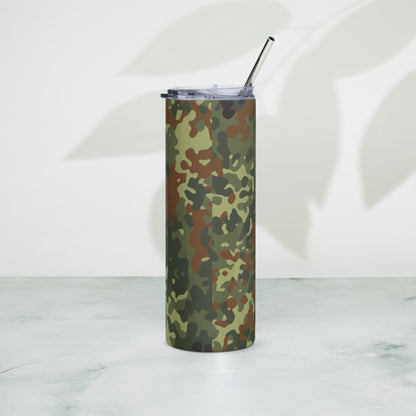 German Flecktarn Spring CAMO Stainless Steel Tumbler