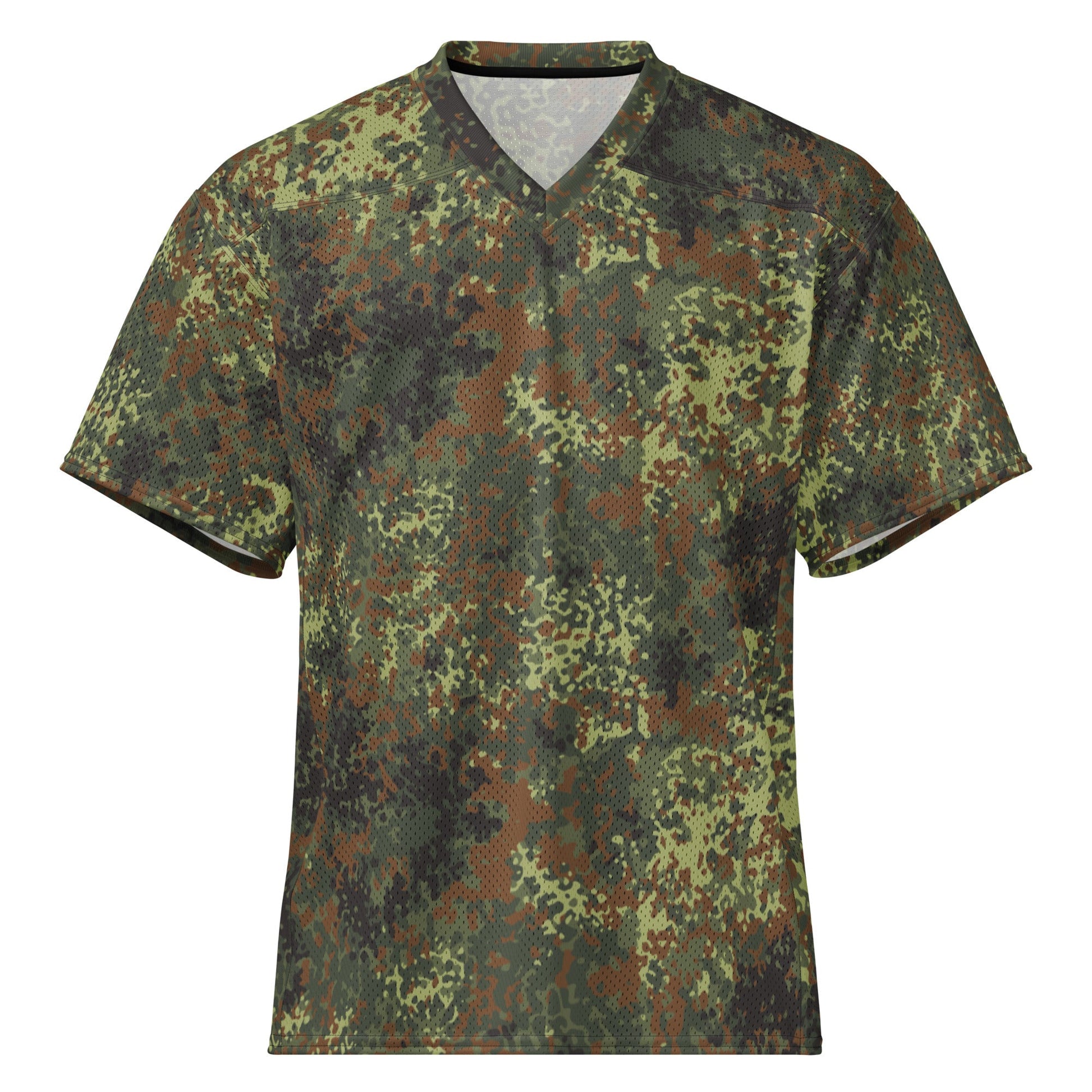 German Flecktarn Spring CAMO Unisex American Football Jersey - 2XS