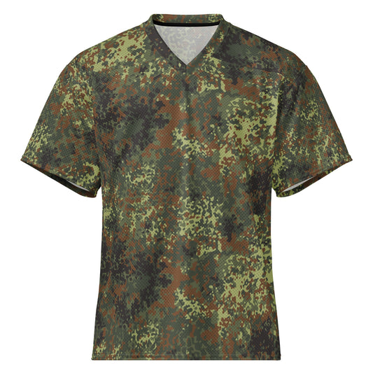 German Flecktarn Spring CAMO Unisex American Football Jersey - 2XS