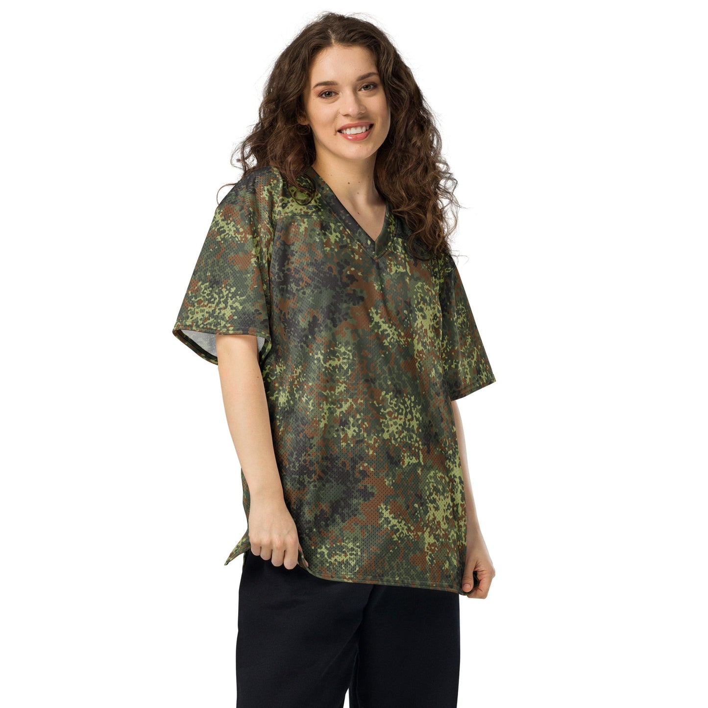 German Flecktarn Spring CAMO Unisex American Football Jersey