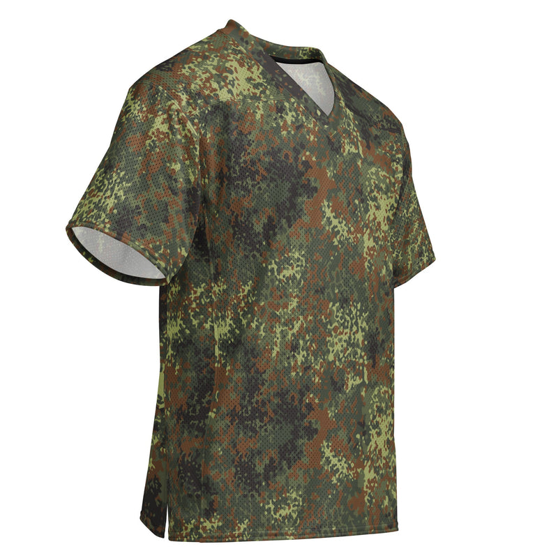 Flecktarn Bundeswehr Spring Woodland CAMO Unisex American Football Jersey