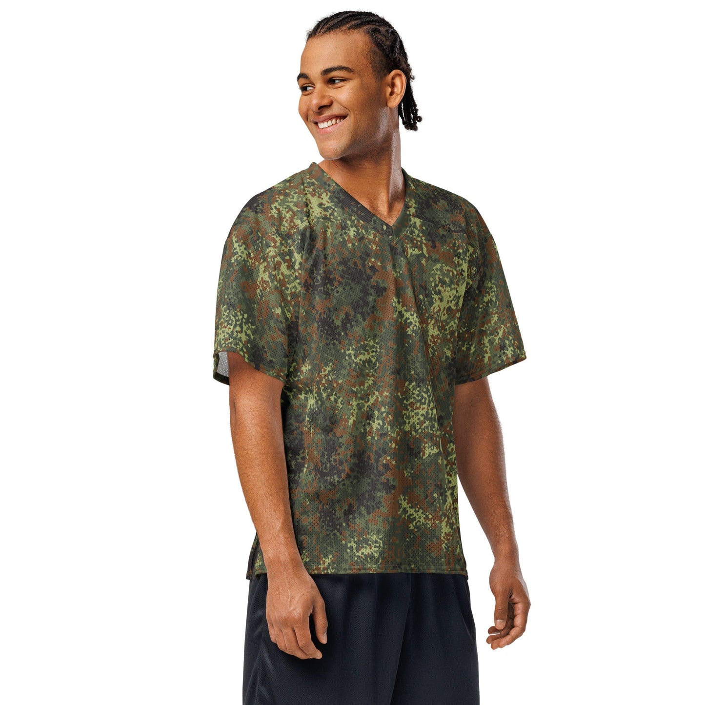 German Flecktarn Spring CAMO Unisex American Football Jersey