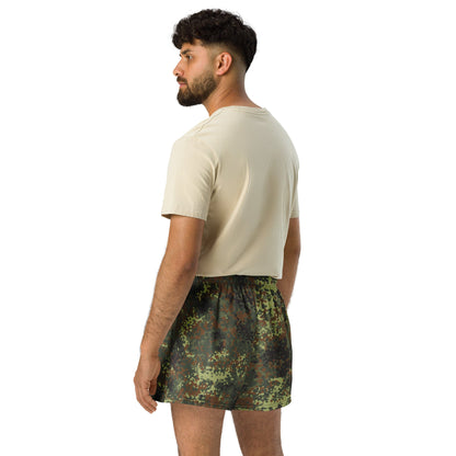 German Flecktarn Spring CAMO Unisex Athletic Shorts