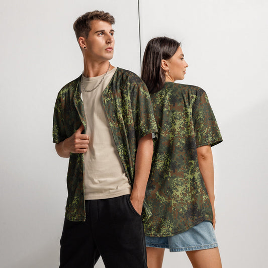 German Flecktarn Spring CAMO Unisex Baseball Jersey - 2XS