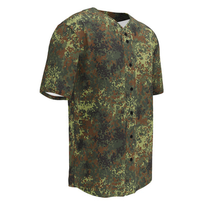 German Flecktarn Spring CAMO Unisex Baseball Jersey