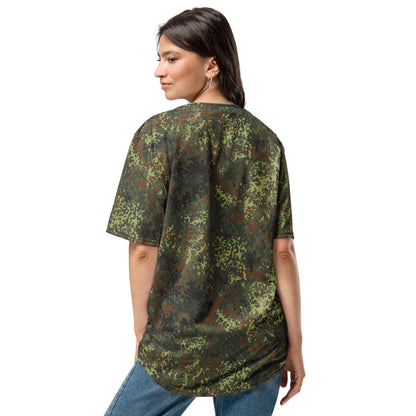 German Flecktarn Spring CAMO Unisex Baseball Jersey