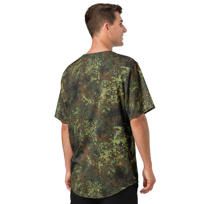German Flecktarn Spring CAMO Unisex Baseball Jersey