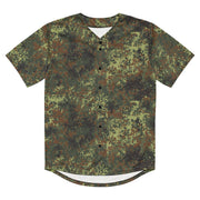 Flecktarn Bundeswehr Spring Woodland CAMO Unisex Baseball Jersey