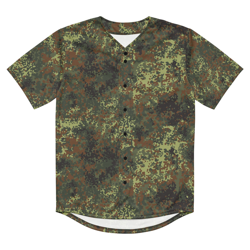 Flecktarn Bundeswehr Spring Woodland CAMO Unisex Baseball Jersey