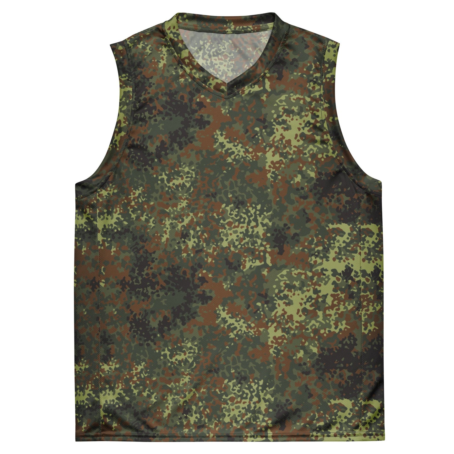 German Flecktarn Spring CAMO Unisex Basketball Jersey
