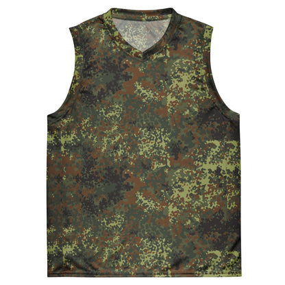German Flecktarn Spring CAMO Unisex Basketball Jersey