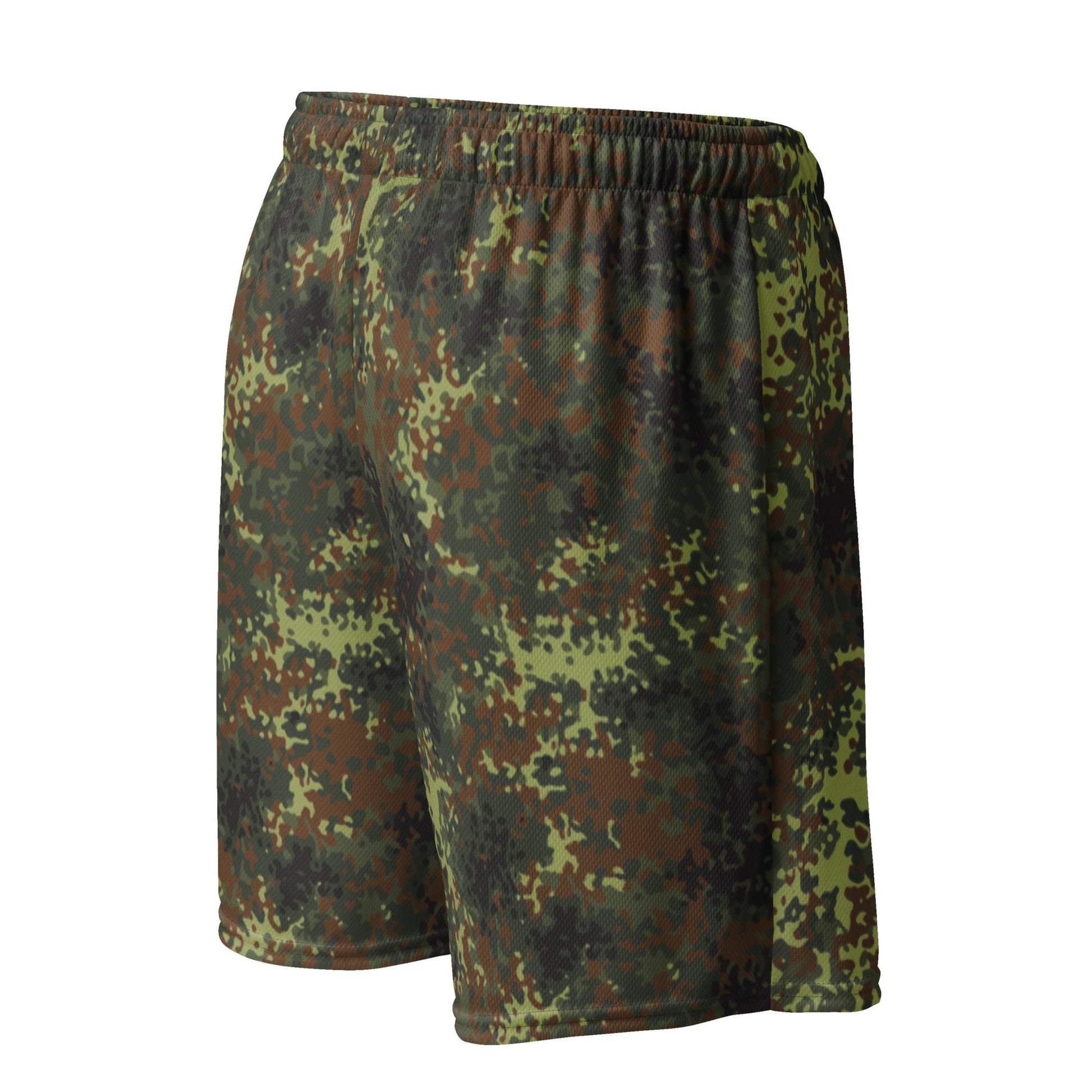 German Flecktarn Spring CAMO Unisex Mesh Shorts