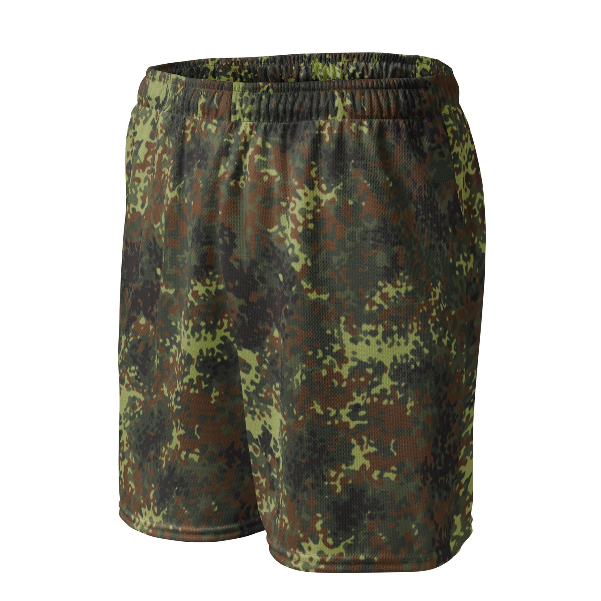 German Flecktarn Spring CAMO Unisex Mesh Shorts