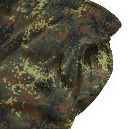 German Flecktarn Spring CAMO Unisex Mesh Shorts