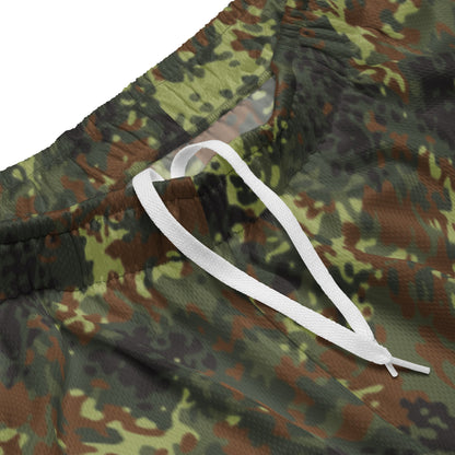 German Flecktarn Spring CAMO Unisex Mesh Shorts