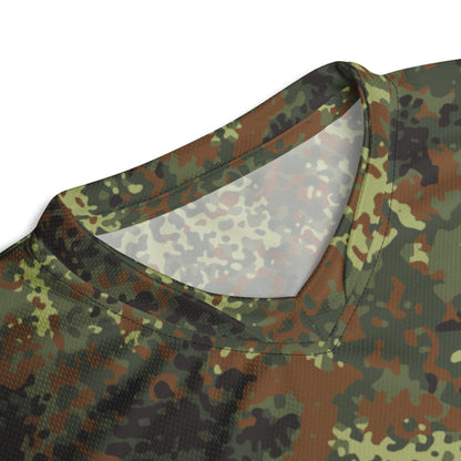 German Flecktarn Spring CAMO Unisex Sports Jersey