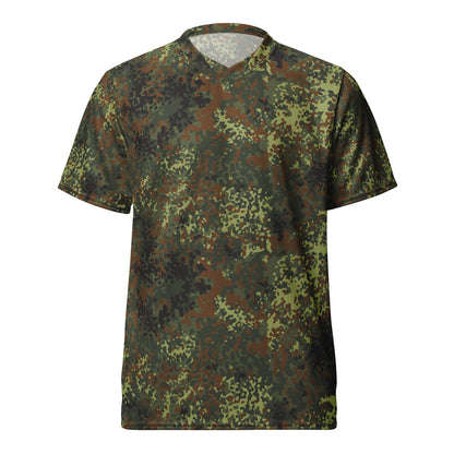 German Flecktarn Spring CAMO Unisex Sports Jersey