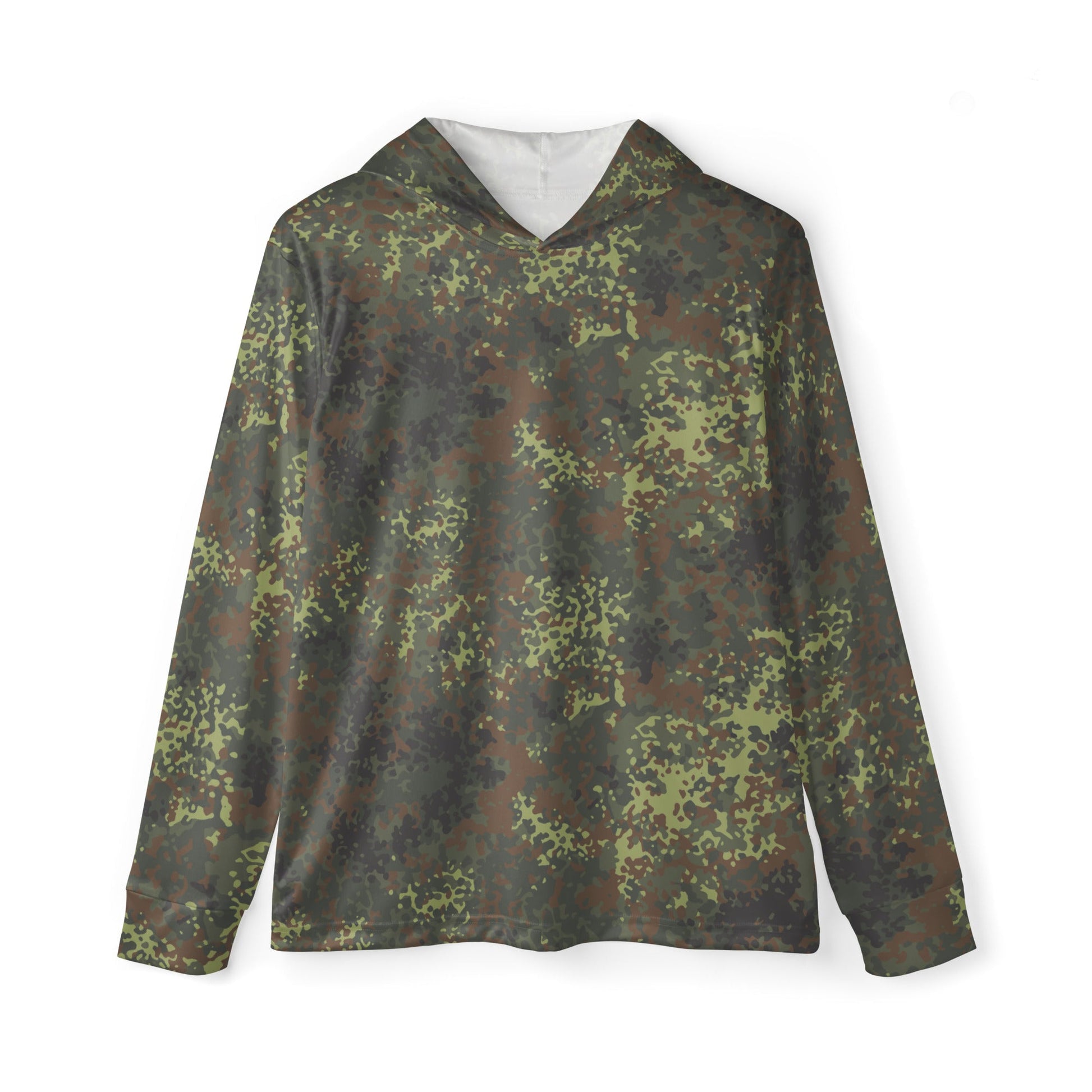 German Flecktarn Spring CAMO Unisex Sports Warmup Hoodie - XS
