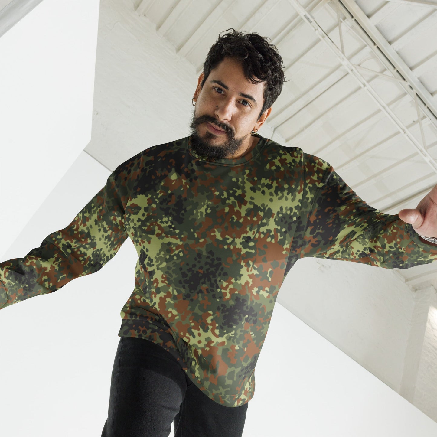 German Flecktarn Spring CAMO Unisex Sweatshirt Sweatshirts