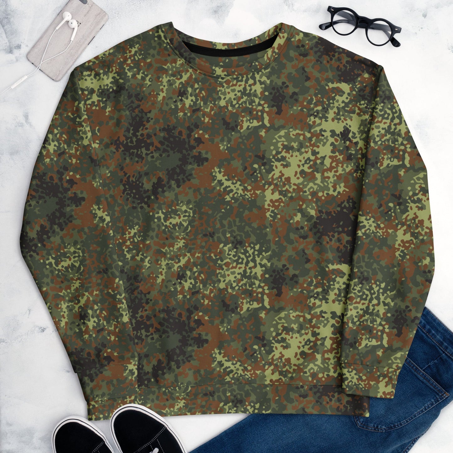 German Flecktarn Spring CAMO Unisex Sweatshirt