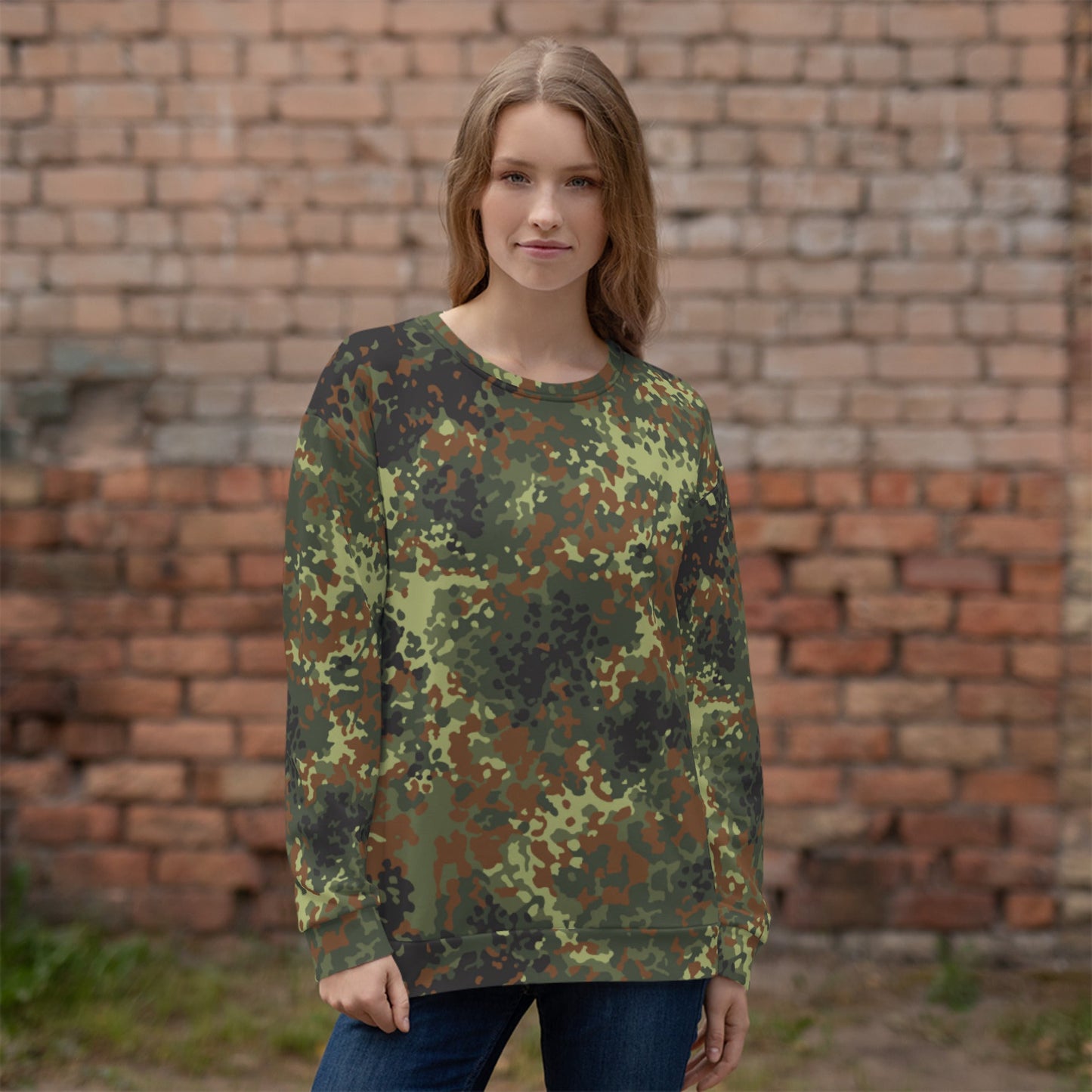German Flecktarn Spring CAMO Unisex Sweatshirt Sweatshirts