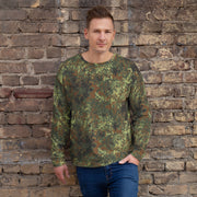 Flecktarn Bundeswehr Spring Woodland CAMO Unisex Sweatshirt - XS
