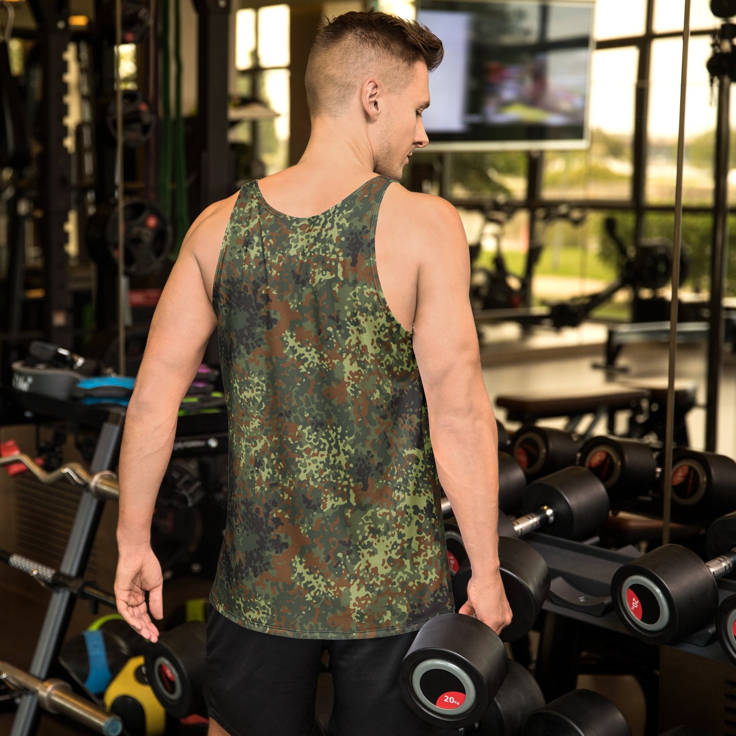 German Flecktarn Spring CAMO Unisex Tank Top