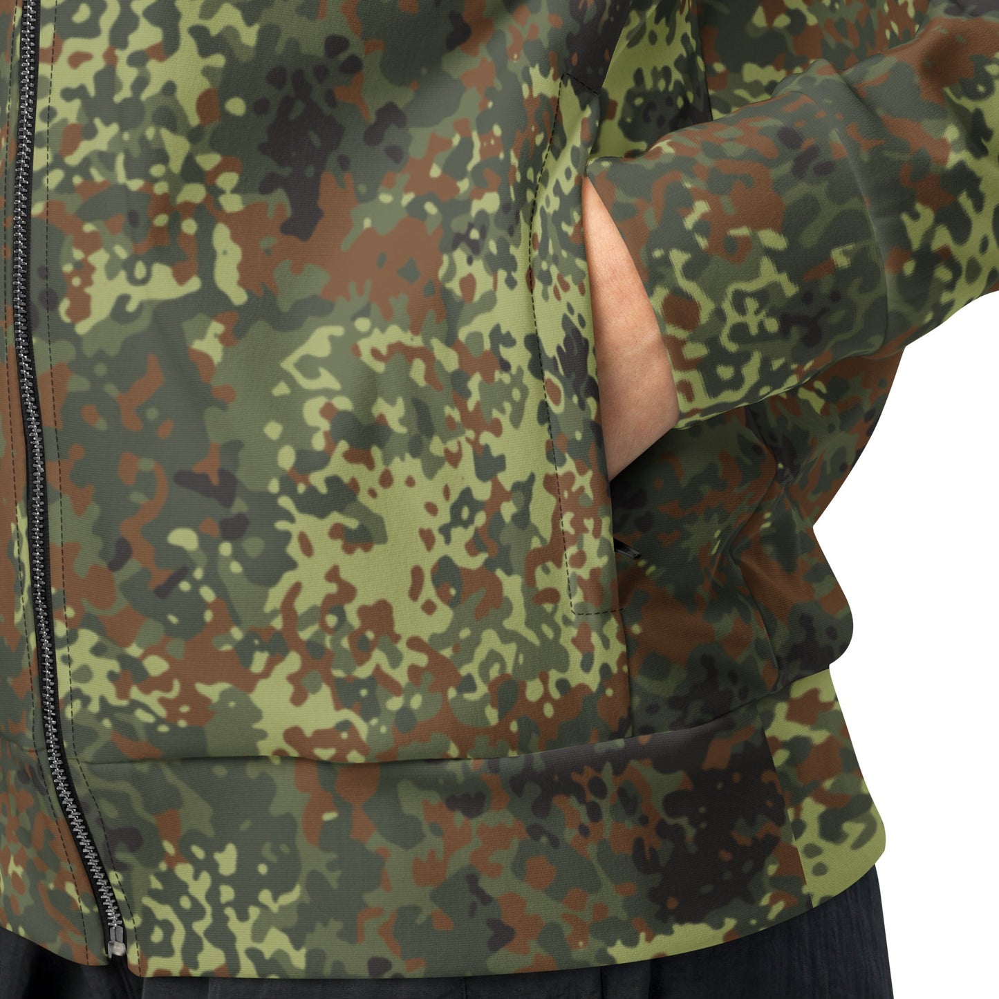German Flecktarn Spring CAMO Unisex Track Jacket