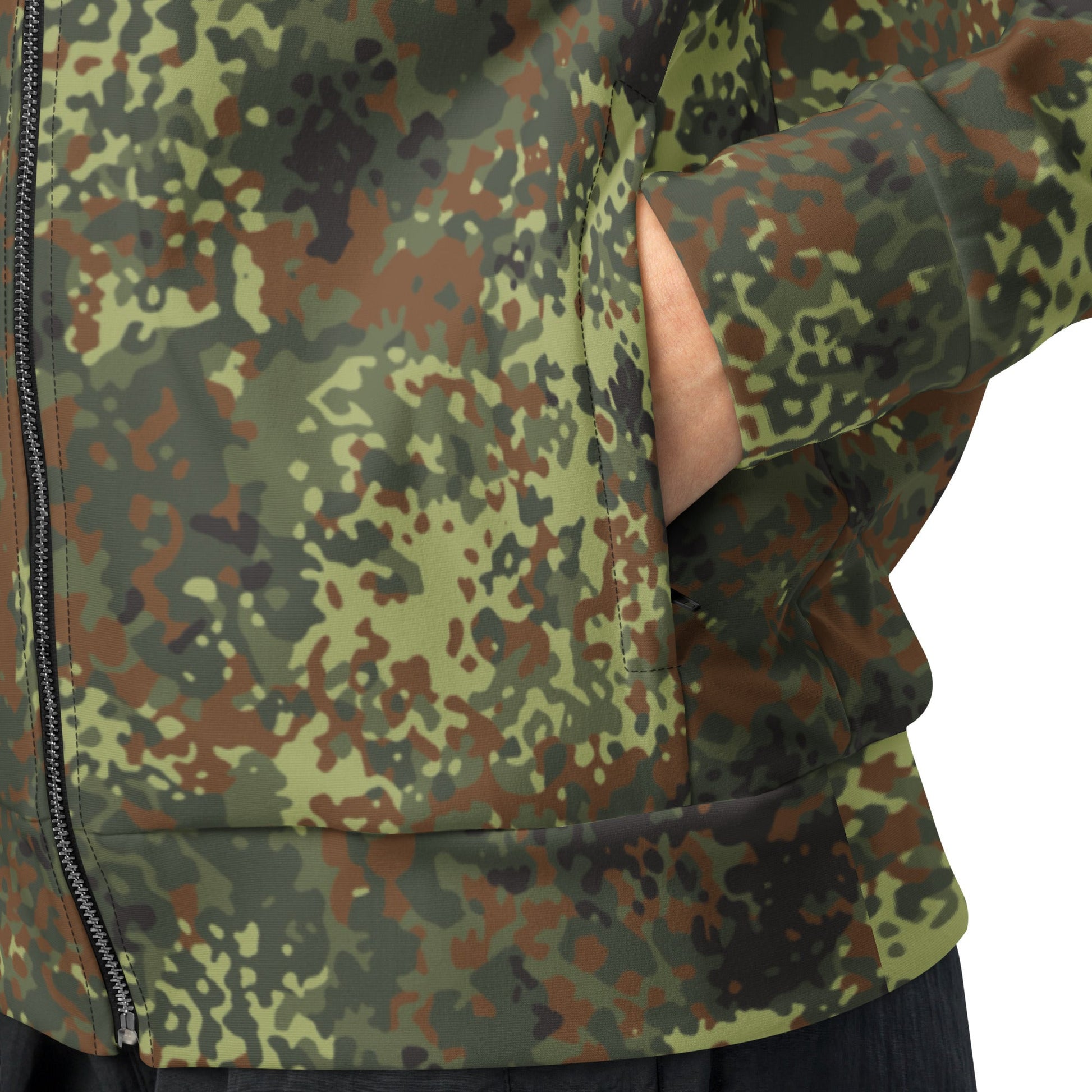 German Flecktarn Spring CAMO Unisex Track Jacket