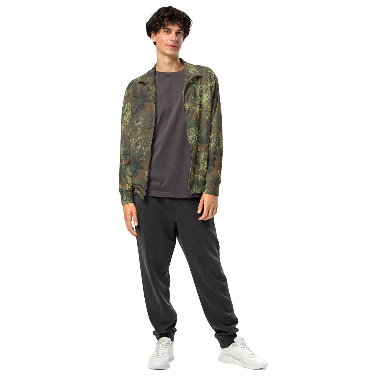 German Flecktarn Spring CAMO Unisex Track Jacket