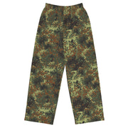 Flecktarn Bundeswehr Spring Woodland CAMO Unisex Wide-Leg Leisure Pants - 2XS - Pant